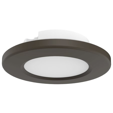 NUVO 4 Inch, LED Surface Mount Fixture, CCT Selectable 3K/4K/5K, Bronze 62/1583